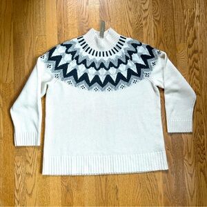 J Crew 100% Cashmere Fair Isle Sweater (Brand New With Tags!)